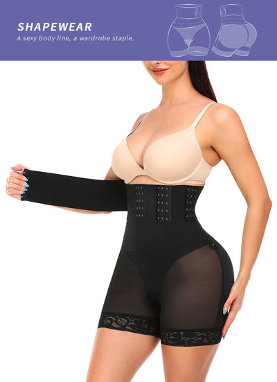Pantalones de Compresión Abdominal con Cierre de Hebilla para Talla Grande - Image 18