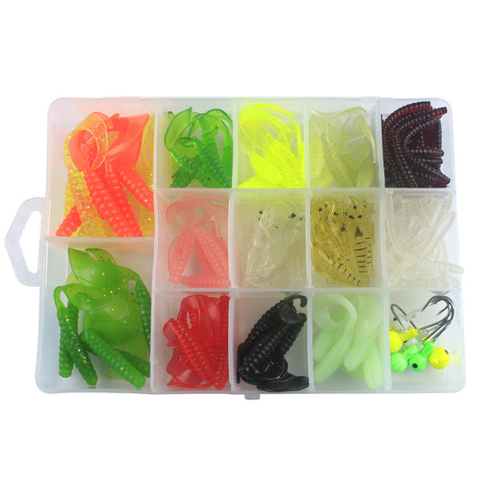 Kit Completo de Pesca Texas con Anzuelos Plomados y Cebos Suaves - Image 9