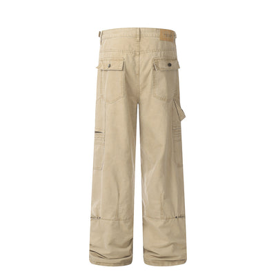 Pantalones de Trabajo Multibolsillos con Estilo para Hombre - Image 21