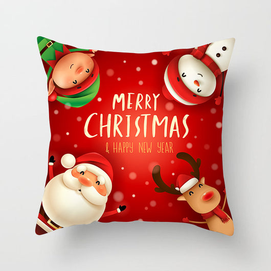 Funda de Almohada Navideña con Diseño de Muñeco de Nieve - Image 16
