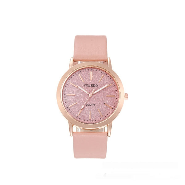 Reloj de Mujer Estilo Coreano con Correa de Aleación y PU