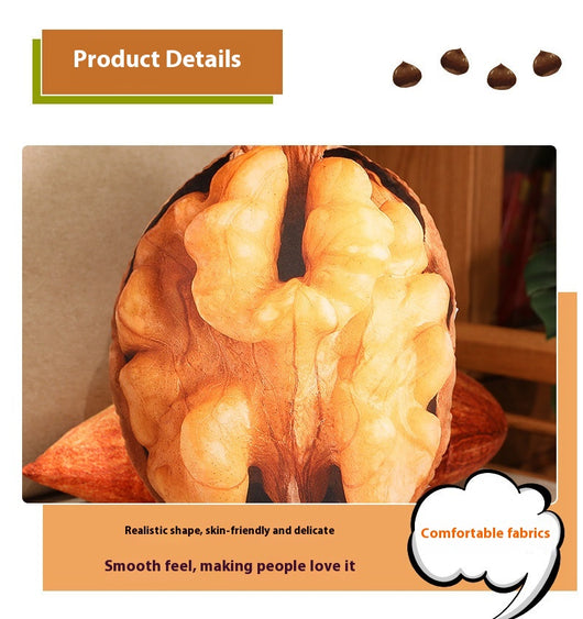 Almohada Decorativa Impresa con Diseño de Frutos Secos - Image 20