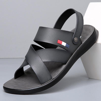 Sandalias Outdoor de Cuero Doble Capa Resistentes al Desgaste - Image 6