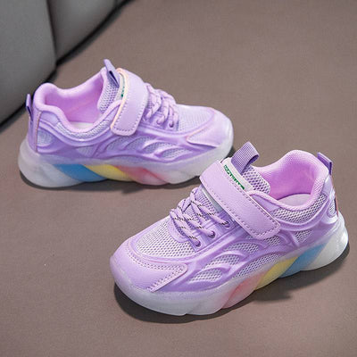 Zapatillas Deportivas Infantiles Mesh Blancas - Image 6
