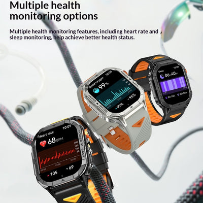 Reloj Inteligente K70A con Monitor Cardíaco y Llamadas por Bluetooth
