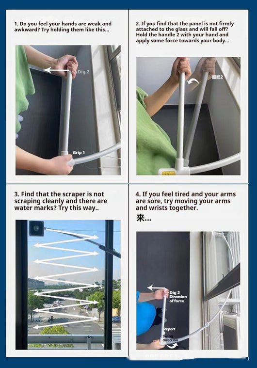 Limpiador de Ventanas Doble Cara para Edificios Altos - Image 20