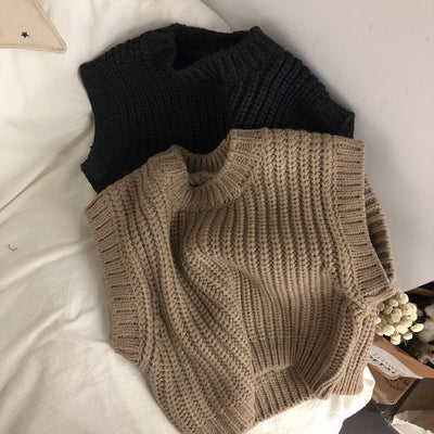Suéter Pullover de Lana Gruesa a Rayas para Niños y Niñas - Image 5