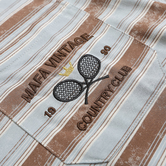 Polo Rayado Casual de Manga Corta para Hombre - Image 5