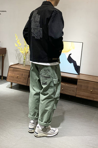Pantalones Overol Holgados Estilo Japonés para Estudiantes - Image 4