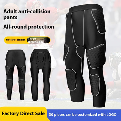 Pantalones de Compresión con Protección de Rodillas para Deportes - Image 2
