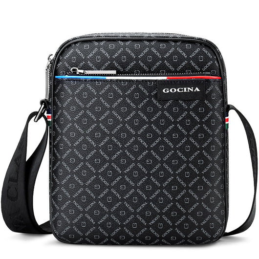 Bolsa Mensajero de Cuero para Hombre de Un Solo Hombro - Gran Capacidad - Image 18