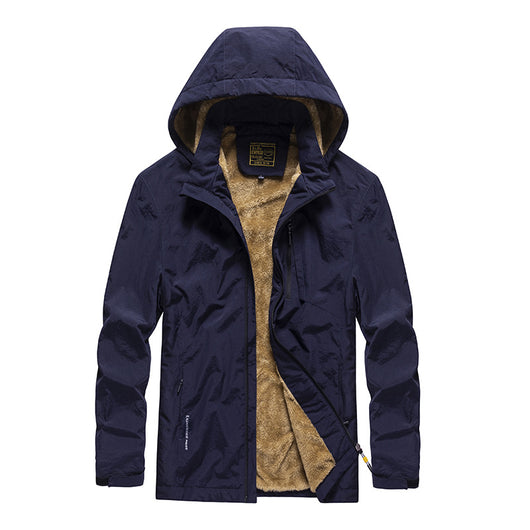 Chaqueta Polar Gruesa para Hombre - Abrigo Casual Moderno Talla Grande - Image 7
