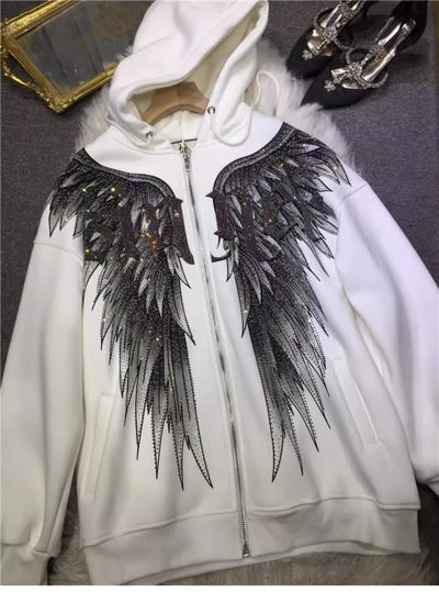 Abrigo Sudadera Acolchado de Lujo con Bordado Pesado y Detalles Brillantes - Image 28