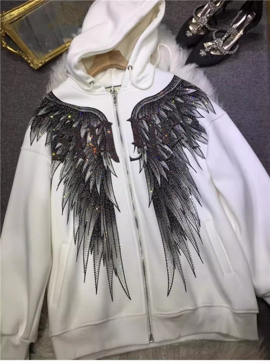 Abrigo Sudadera Acolchado de Lujo con Bordado Pesado y Detalles Brillantes - Image 28