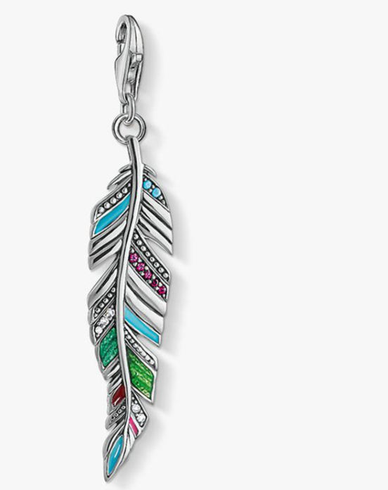 Dije Pluma en Plata 925 Esterlina - Accesorio Versátil y Elegante
