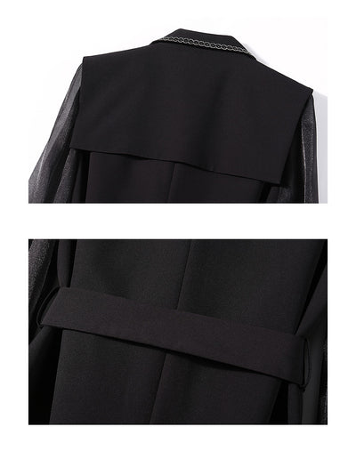 Blusa Elegante con Encaje en Mangas y Cintura - Image 8