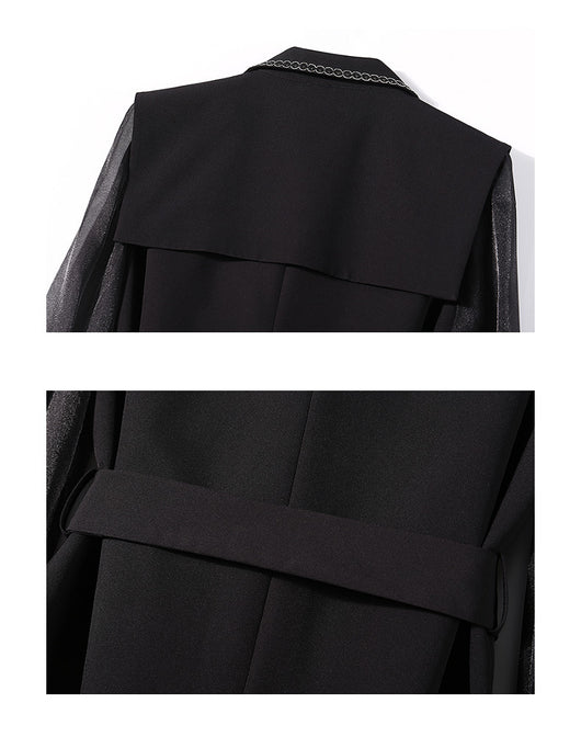 Blusa Elegante con Encaje en Mangas y Cintura - Image 8