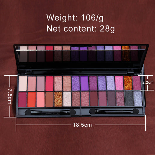 Paleta de Sombras Mate y Perladas 28 Colores para Ojos - Image 10