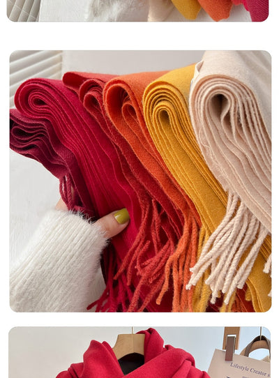 Bufanda Clásica de Invierno para Mujer - Chal Elegante Multiusos - Image 40
