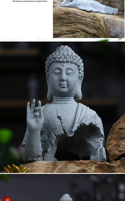 Estatua de Buda Amitabha Decorativa - Feng Shui para Hogar y Jardín - Image 11