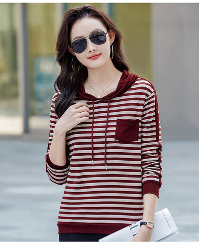 Blusa Larga Coreana Holgada para Tallas Grandes - Manga Larga Versátil - Image 10