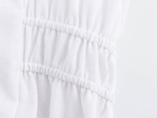 Vestido Camisero Midi de Lino Mezclado - Diseño Suelto y Versátil para Mujer - Image 10