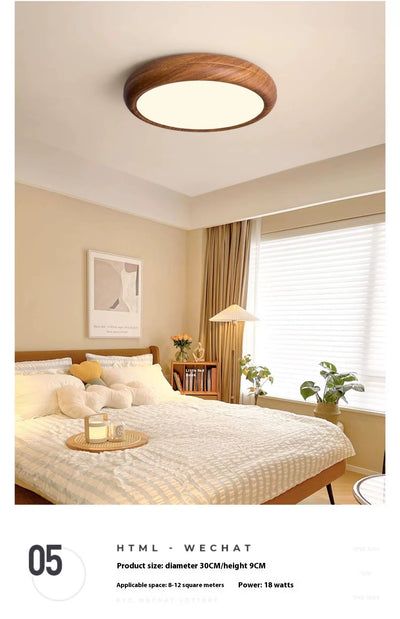 Lámpara de Techo Dormitorio Diseño Moderno Tonos Nogal - Image 26