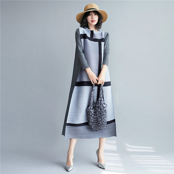 Vestido Largo Estilo Western con Manga Larga