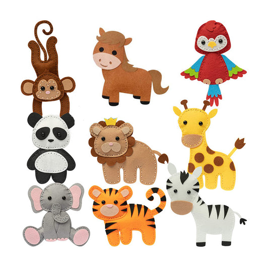 Kit de Costura Educativa para Niños - Mascotas en Fieltro DIY - Image 13