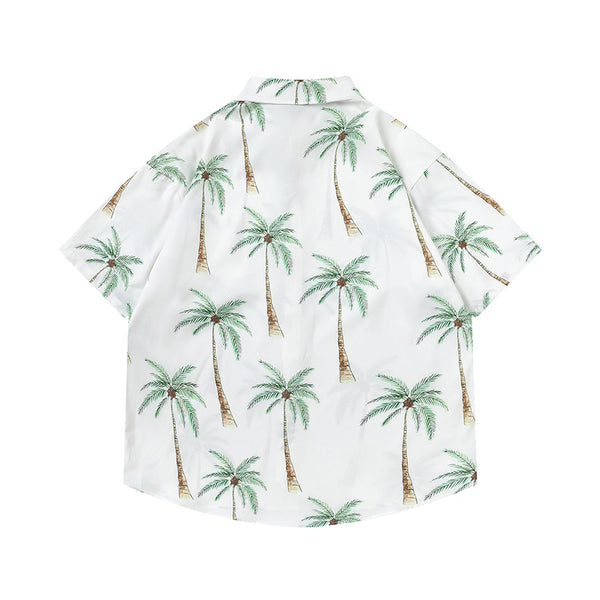 Camisa Hawaiana Suelta de Manga Corta para Hombre