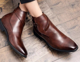Botas Casuales para Hombre con Hebilla - Estilo Explosivo Tobillero - Image 6