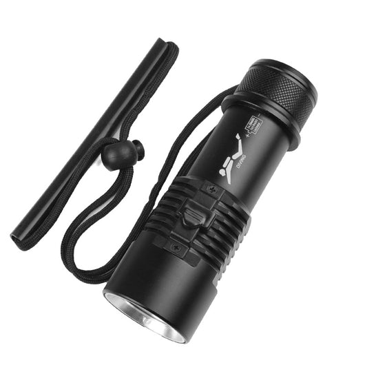 Linterna de Buceo Profesional Dual LED Blanco y Amarillo con Control Magnético - Image 5
