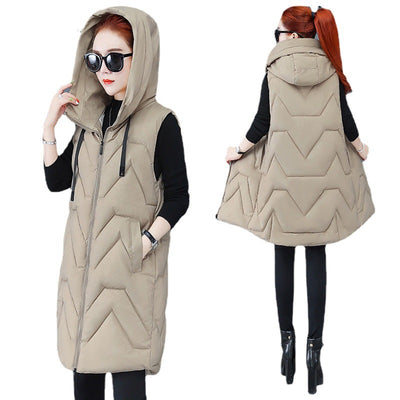 Chaleco Acolchado Coreano Slim Fit para Mujer - Image 4