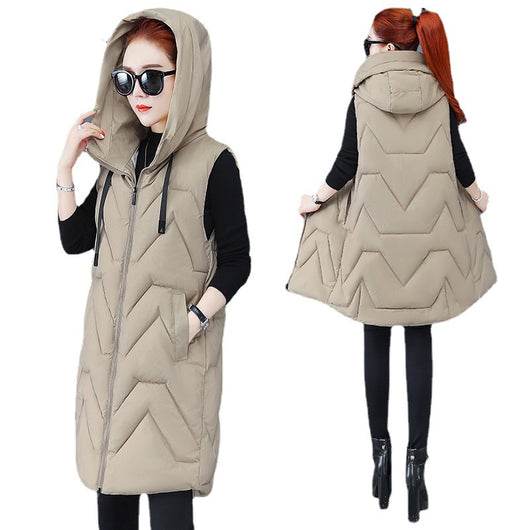 Chaleco Acolchado Coreano Slim Fit para Mujer - Image 4
