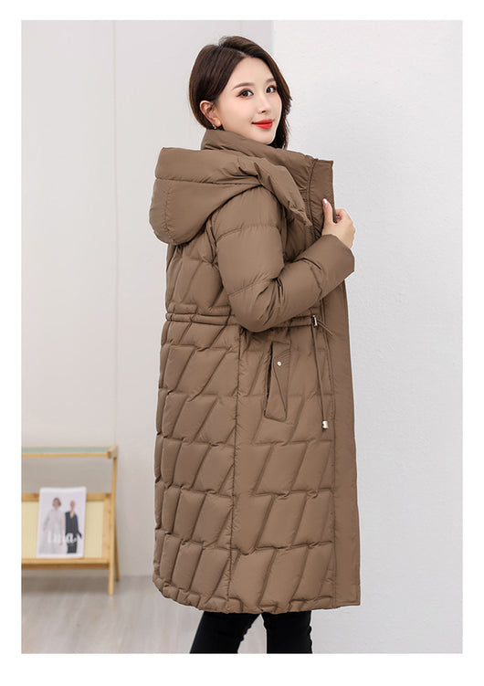 Abrigo Acolchado Slim Fit Talla Grande para Mujer - Invierno - Image 34