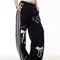 Pantalones Casuales de Verano con Cintura Elástica y Detalle de Moño de Encaje