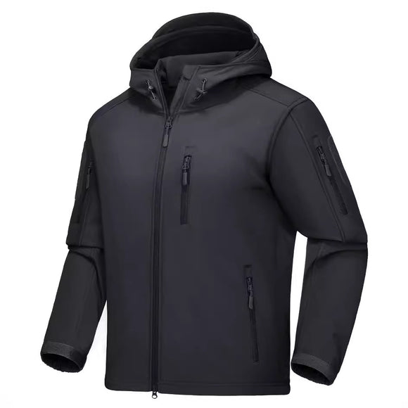 Jaqueta Esportiva Impermeável com Capuz Masculina - Corte Solto