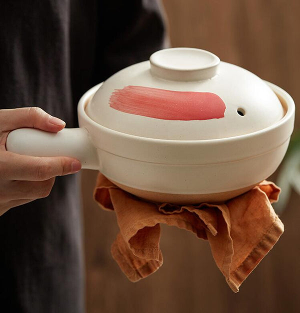 Cazuela Trompeta para Arroz en Olla de Barro Individual