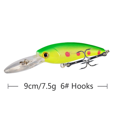 Señuelos Biomimético de 10 Colores - Plástico Duro Premium para Pesca - Image 12