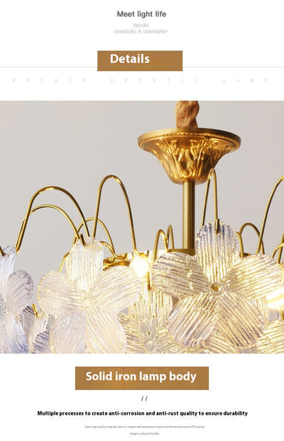 Lámparas de Cristal Coloreado Estilo Romántico Francés - Image 17