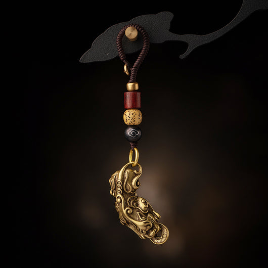 Llavero de Bronce Valiente - Colgante para Llaves de Auto Masculino - Image 6