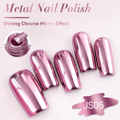 Esmalte de Uñas Espejo Metalizado Secado Rápido sin Horno - Image 38