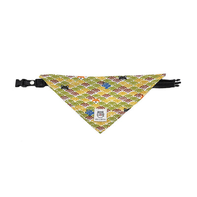 Carpeta Triangular para Perro con Patrón de Hierba Tang Japonesa - Image 14