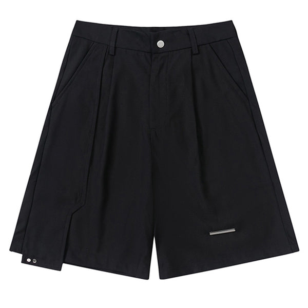Pantalones Drapeados de Diseño Irregular