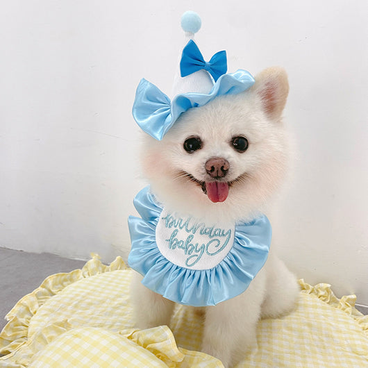 Pañuelo Fiesta Cumpleaños Perro y Gato - Babero Bandana Mascota con Diseño Joyero - Image 18