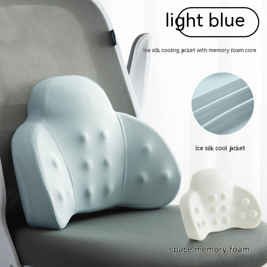 Almohada Lumbar de Seda Helada para Oficina - Soporte Ergonómico de Larga Duración - Image 5