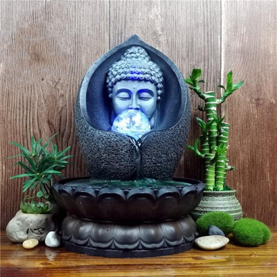 Fuente Zen con Estatua de Buda - Decoración Agua Feng Shui - Image 7