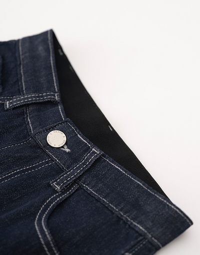 Shorts de Mezclilla Cintura Alta Sueltos con Ruedo Enrollado - Image 12