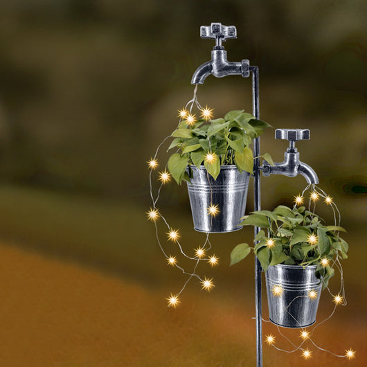 Luz Solar para Jardín con Grifo Decorativo - Image 6