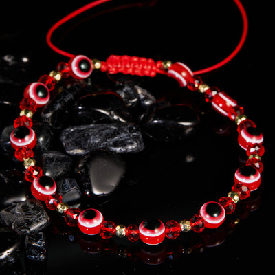 Pulsera Ajustable con Cristales de Ojo Turco - Image 2